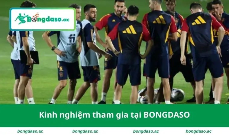 Kinh nghiệm tham gia tại BONGDASO