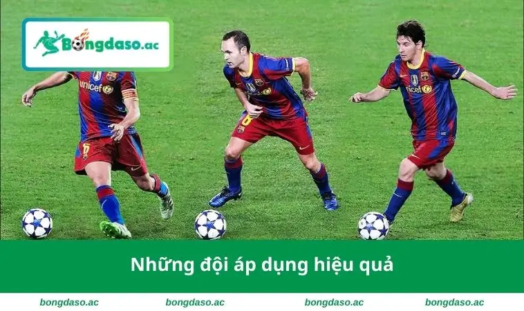 Những đội áp dụng hiệu quả